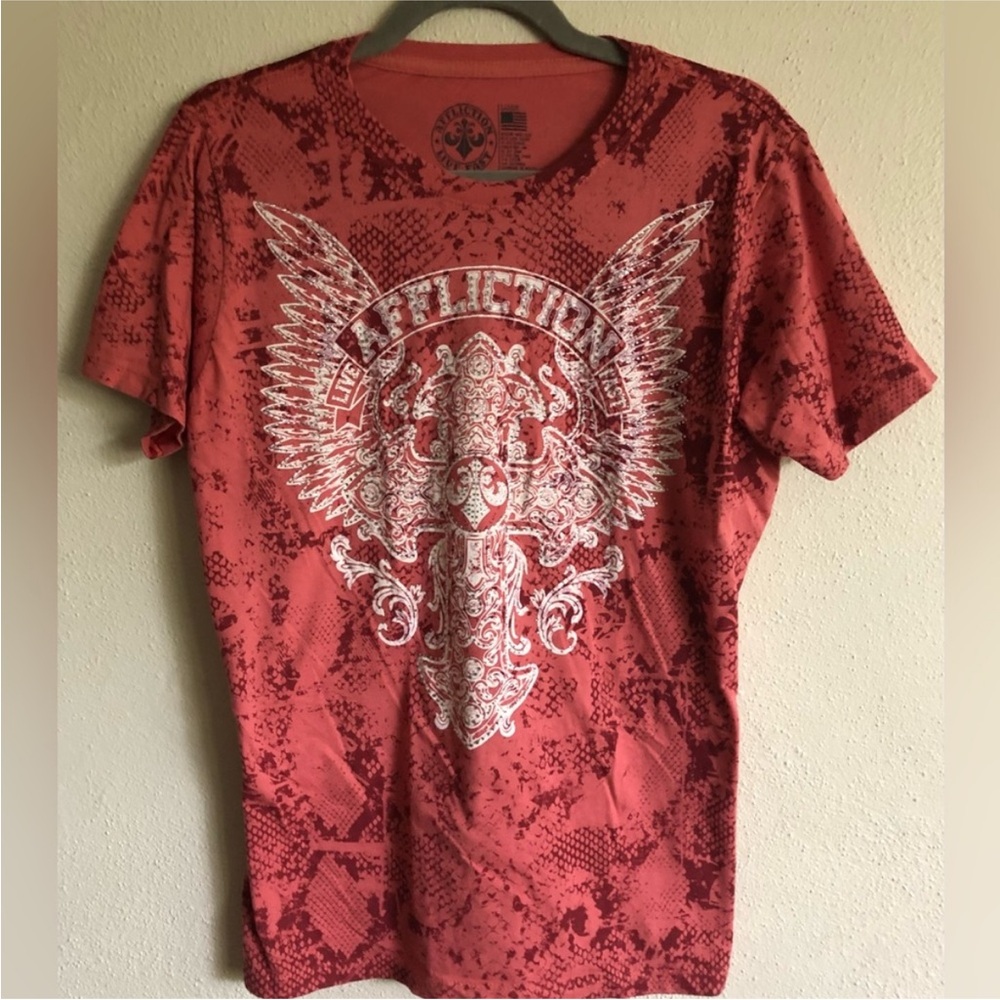 NWOT. Affliction Teeshirt. Size 7. Never worn